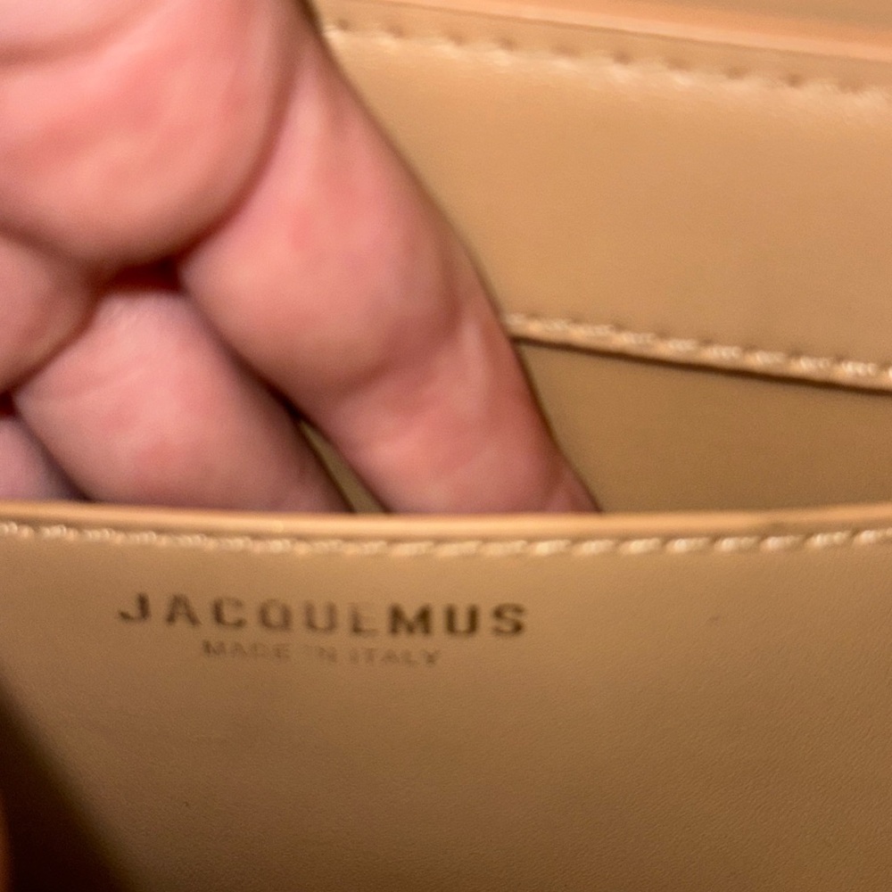 Jacquemus Beige Moyer Le Chiquito Tote with Gold Logo - Picture 5 of 6